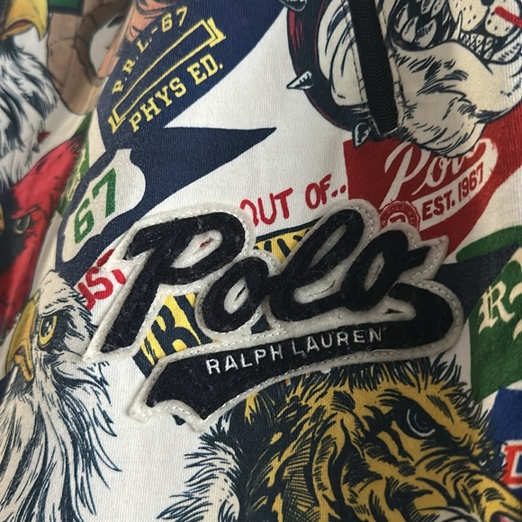 Polo by Ralph Lauren double knit graphic track pant RARE - Picture 3 of 10